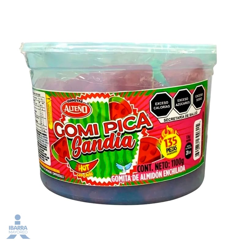 goma alteno gomi pica sandia 1 1 kg Ibarra Mayoreo