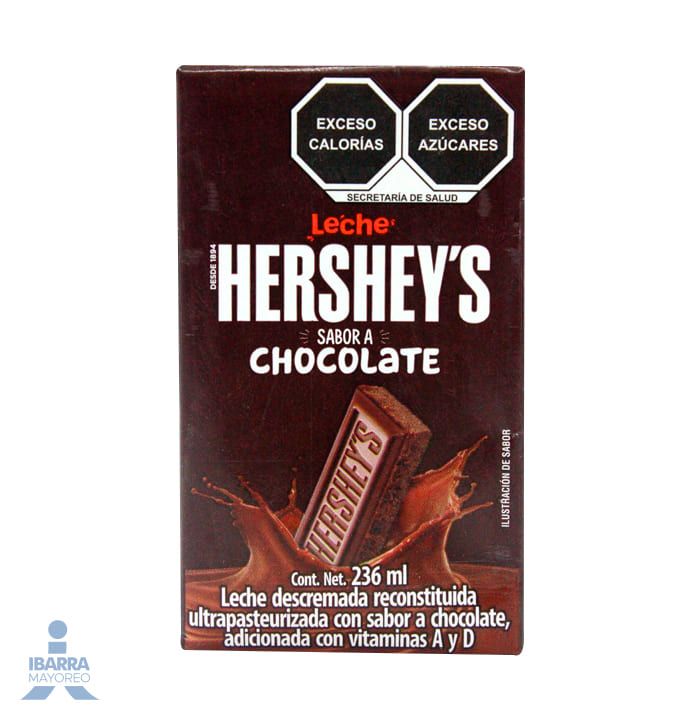 malteada hersheys chocolate 27/236 ml Ibarra Mayoreo