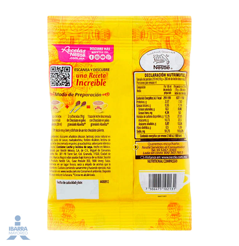 chocolate abuelita granulado 76 g Ibarra Mayoreo