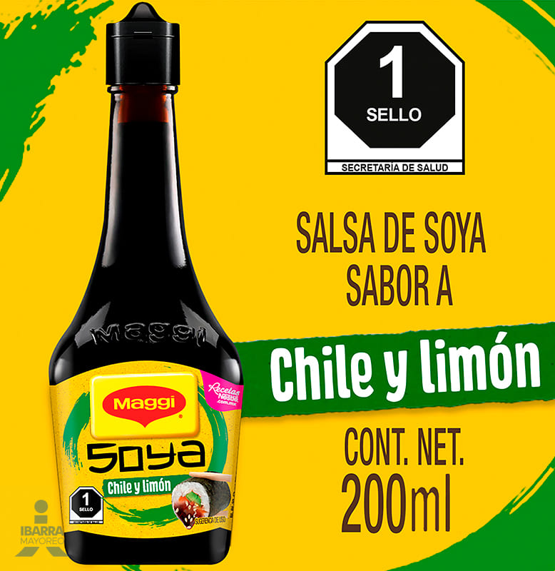 salsa de soya maggi toreada 200
