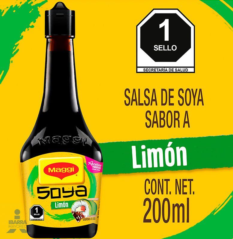 salsa de soya maggi citrica 200 ml Ibarra Mayoreo