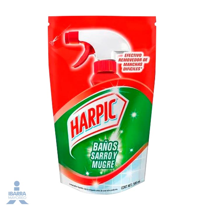 Limpiador desinfectante Harpic baños anti-hongos white & shine con cloro  750 ml