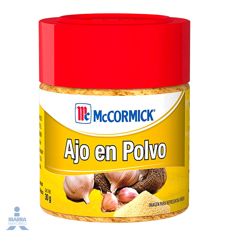 AJO EN POLVO MCCORMICK FRASCO 77 GR.