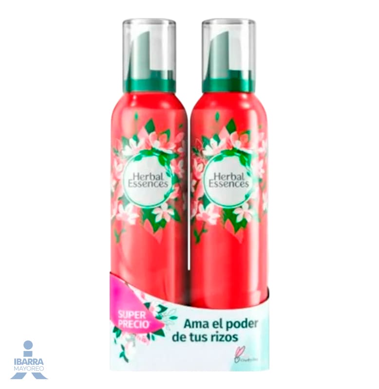 mousse herbal essences cabello rizo 2/227 g Ibarra Mayoreo