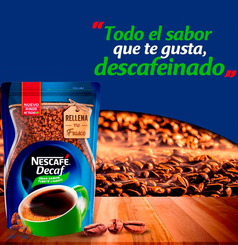 CAFE SACHET NESCAFE DECAF 1,8 G 20 UNIDADES