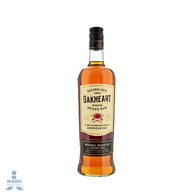 ron bacardi oakheart spiced 750 ml Ibarra Mayoreo