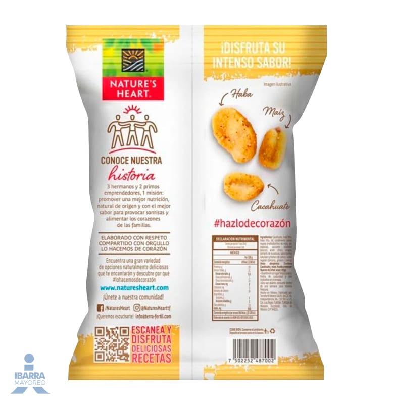 botana natures heart salsa negra 50 g | Ibarra Mayoreo