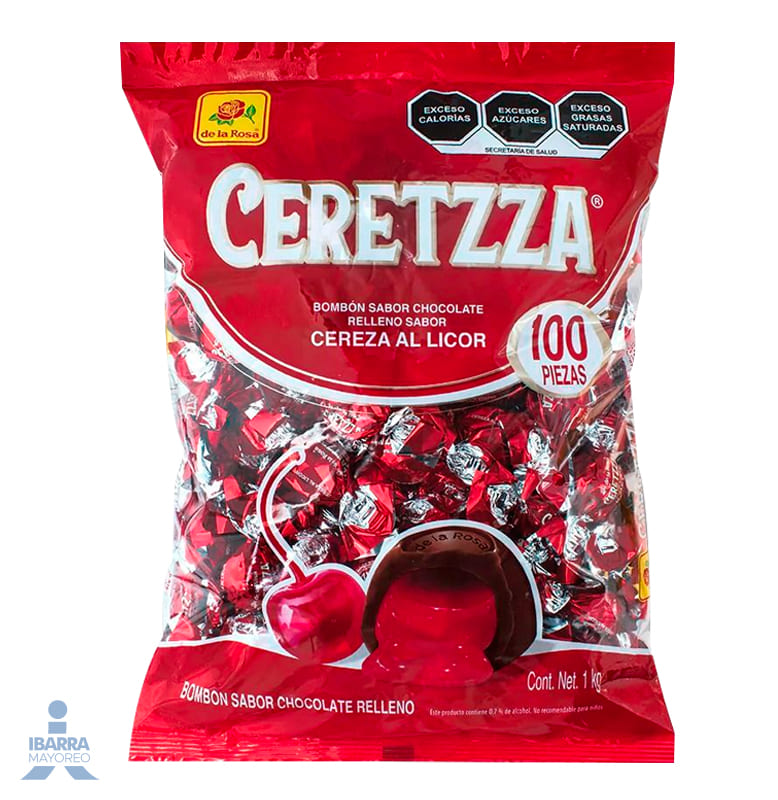 bombon de la rosa chocolate ceretzza 100 pzas Ibarra Mayoreo