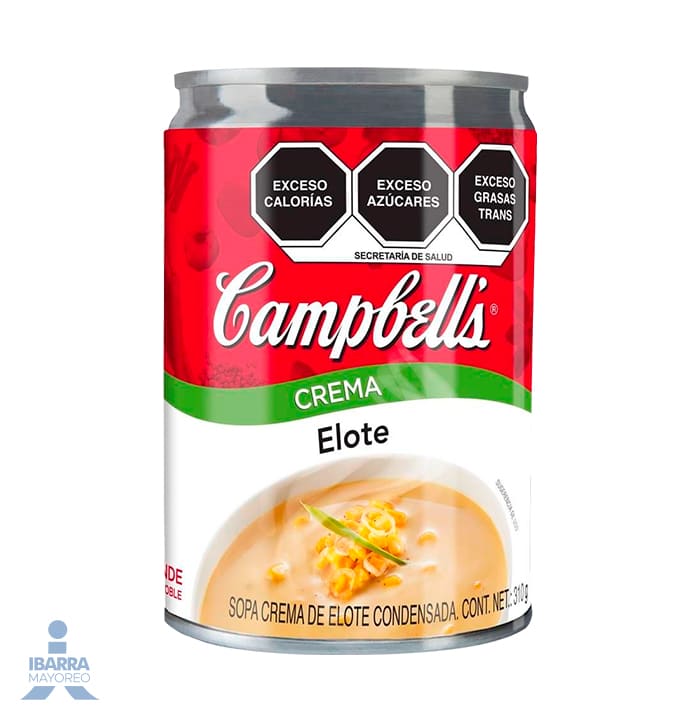 sopa campbells crema elote 310 g | Ibarra Mayoreo