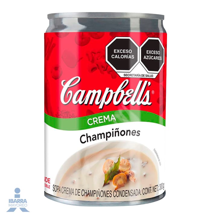 Crema Campbell's De Pollo Con Champiñones 420 G Envío Gratis 