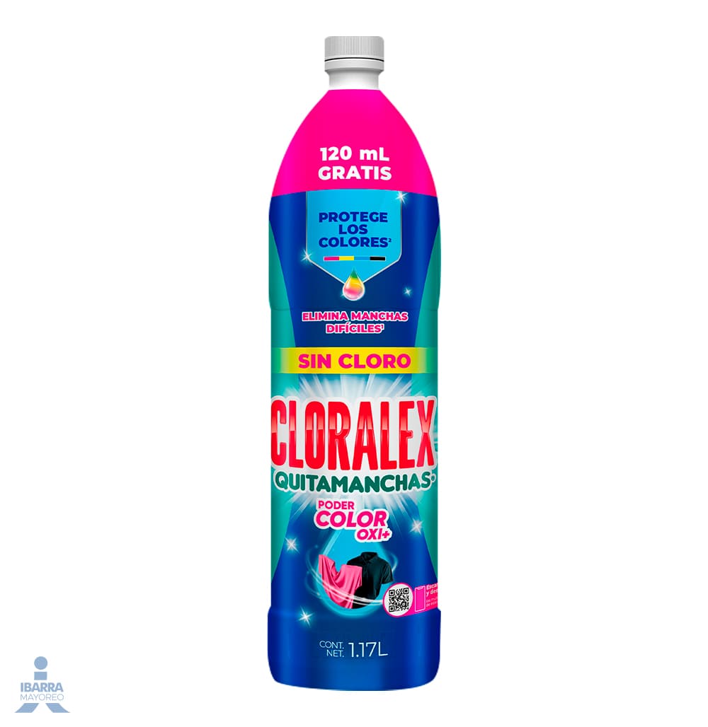 Clortex blanqueador cloralex color 1 17 lt | Ibarra Mayoreo