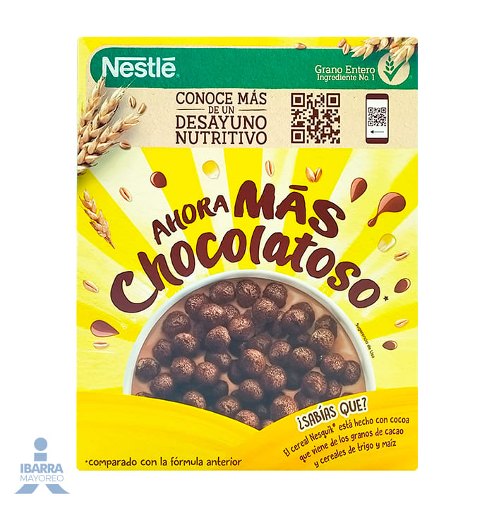 Cereal De Maíz Y Trigo Sabor Chocolate Nesquik Nestle