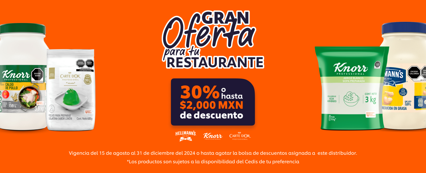 Gran oferta para tu restaurante