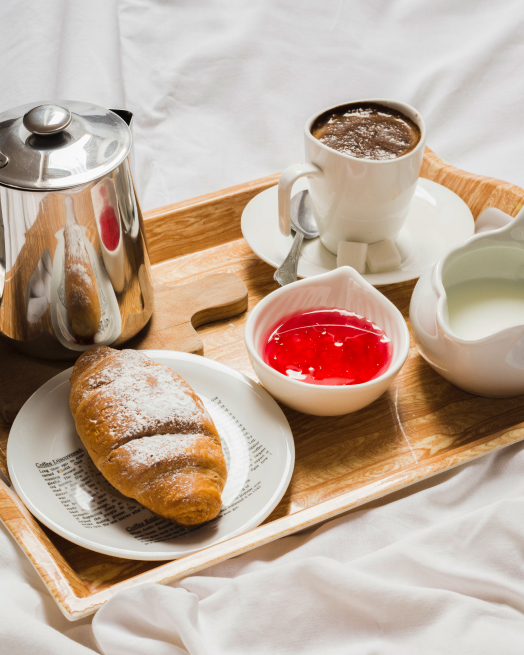 Carrito de desayuno