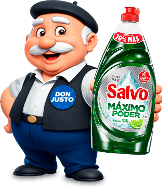 Don Justo con Salvo