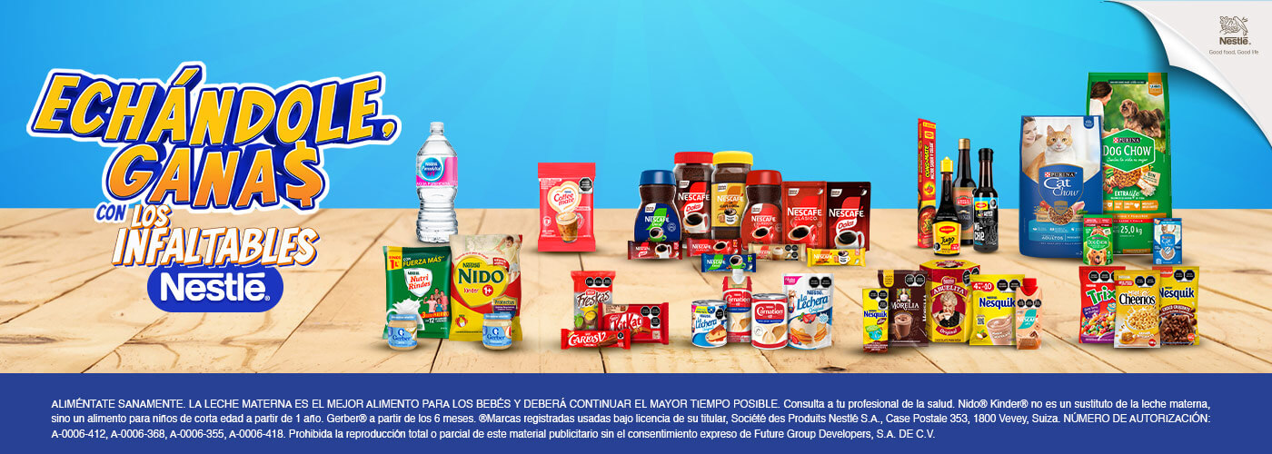 Echándole, ganas con los infaltables de Nestlé,,